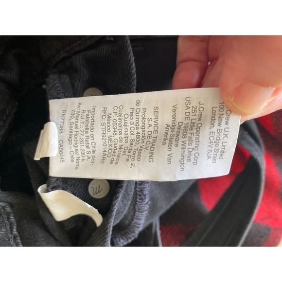 Madewell Adirondack Denim Short Overalls in Washed Black, Size XX-Small - Picture 12 of 12